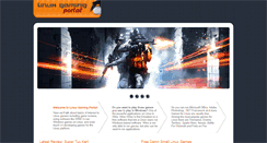 Desktop Screenshot of linuxgamingportal.com